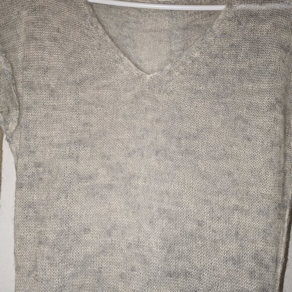 Gentle Heard Sheer Wool Maxi Sweater Dress - Picture 2 of 4